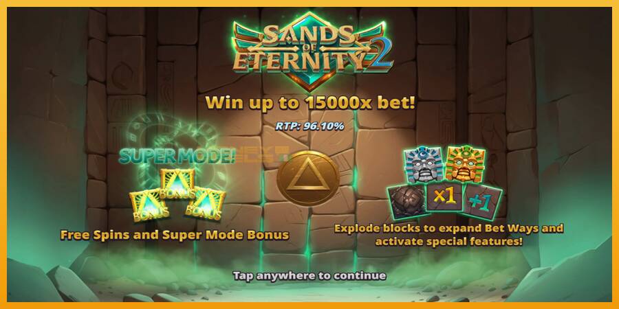 Sands of Eternity 2 automat za igre na sreću, slika 1