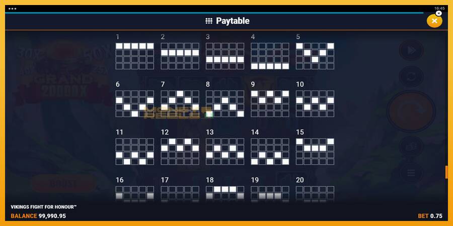 Vikings Fight for Honour automat za igre na sreću, slika 7
