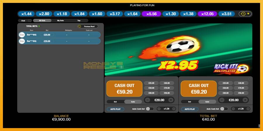 Kick It! Multiplayer automat za igre na sreću, slika 3
