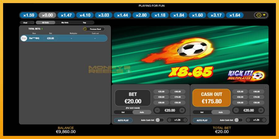 Kick It! Multiplayer automat za igre na sreću, slika 4