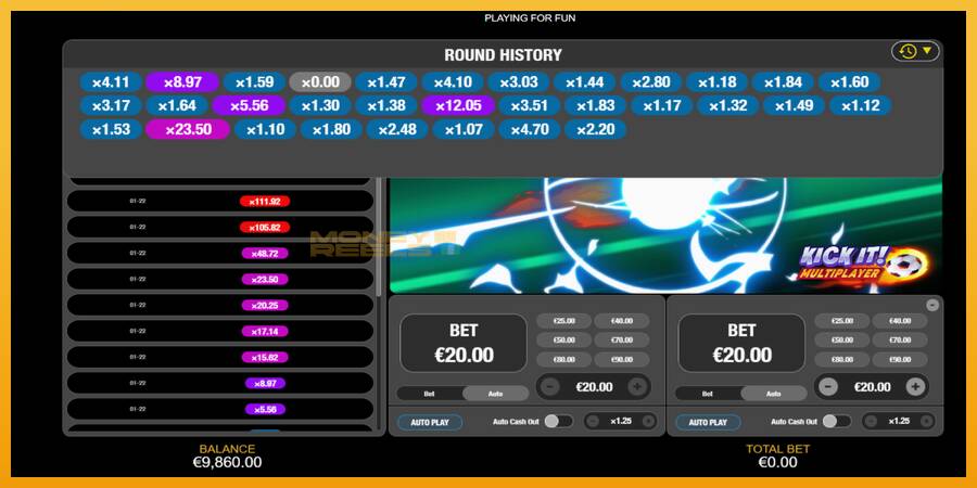 Kick It! Multiplayer automat za igre na sreću, slika 5