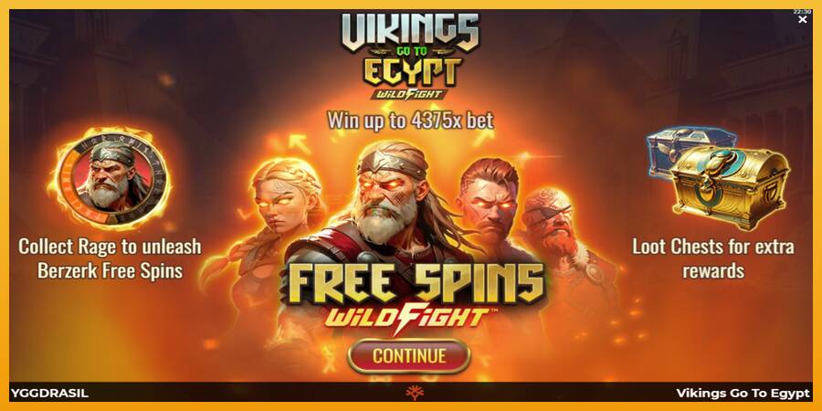 Vikings Go To Egypt Wild Fight automat za igre na sreću, slika 1