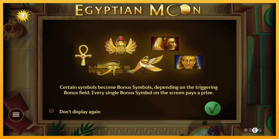 Egyptian Moon automat za igre na sreću, slika 1