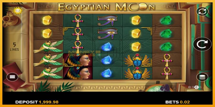 Egyptian Moon automat za igre na sreću, slika 2