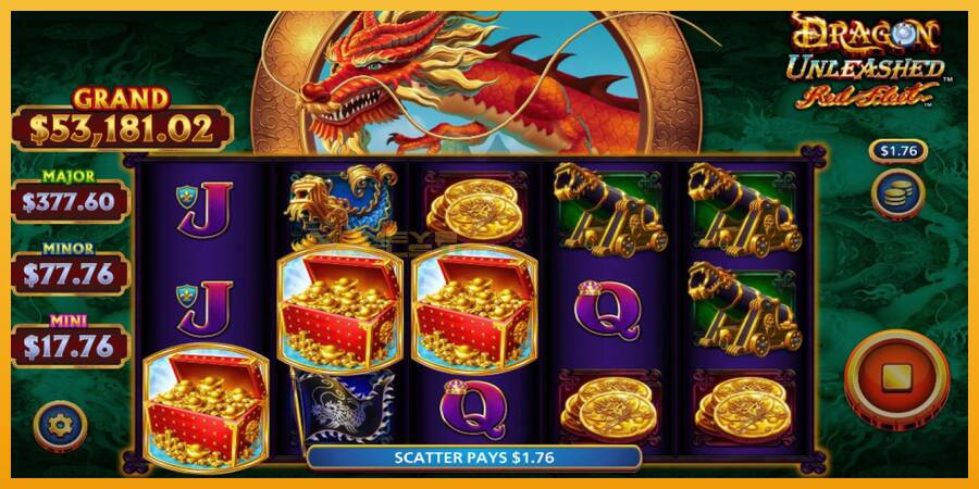 Dragon Unleashed - Red Fleet automat za igre na sreću, slika 3