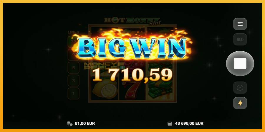 Hot Money Slot automat za igre na sreću, slika 4