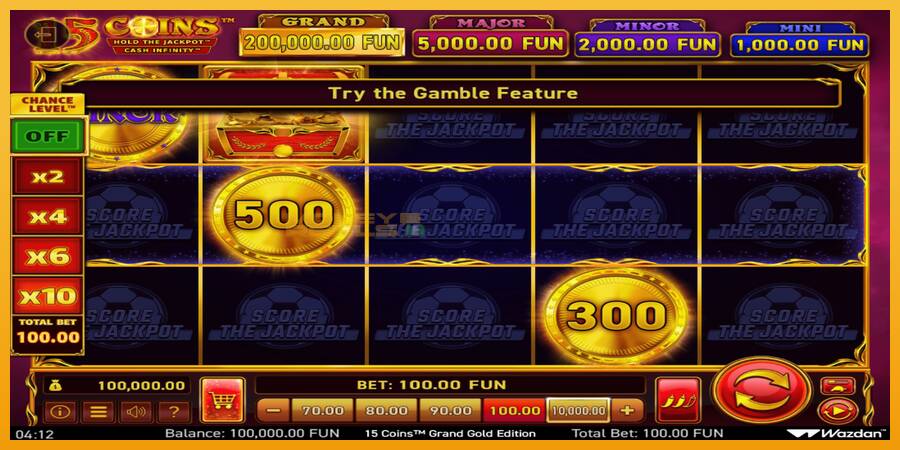 15 Coins Grand Gold Edition Score The Jackpot automat za igre na sreću, slika 2