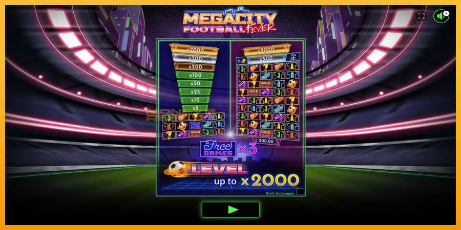 Megacity Football Fever automat za igre na sreću, slika 2