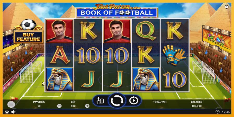 Jack Potter & The Book of Football automat za igre na sreću, slika 2