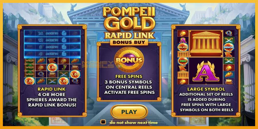 Pompeii Gold Rapid Link Bonus Buy automat za igre na sreću, slika 1