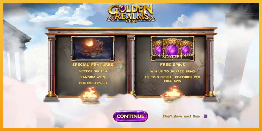 Golden Realms automat za igre na sreću, slika 1