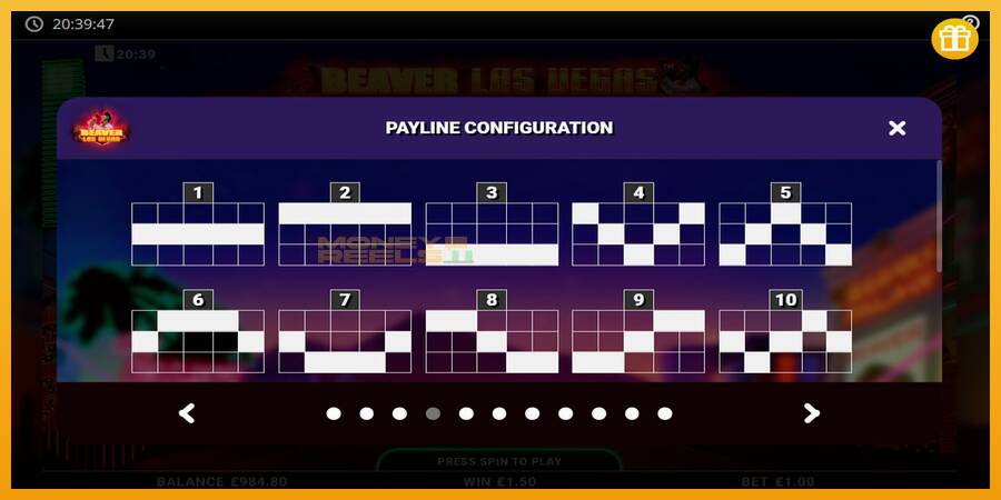 Beaver Las Vegas automat za igre na sreću, slika 7