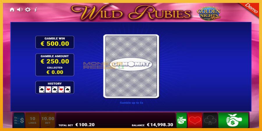 Wild Rubies Golden Nights automat za igre na sreću, slika 9