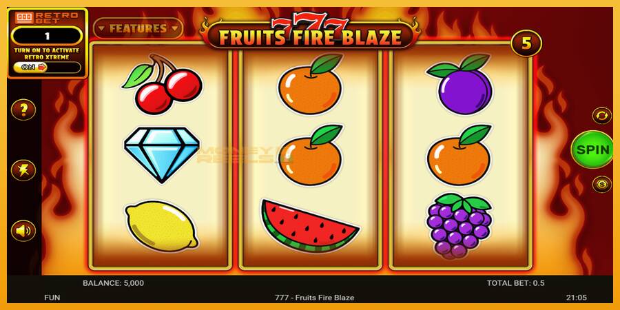 777 - Fruits Fire Blaze automat za igre na sreću, slika 2