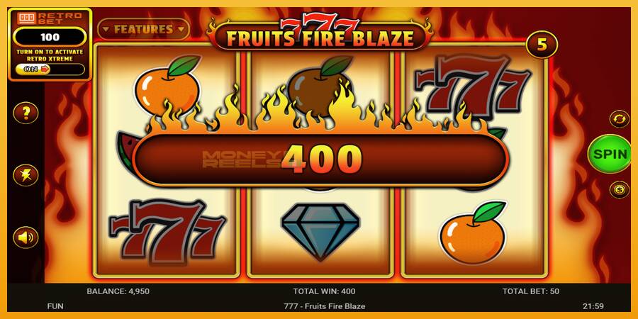 777 - Fruits Fire Blaze automat za igre na sreću, slika 4