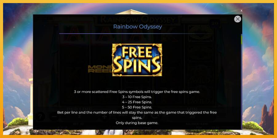 Rainbow Odyssey automat za igre na sreću, slika 5