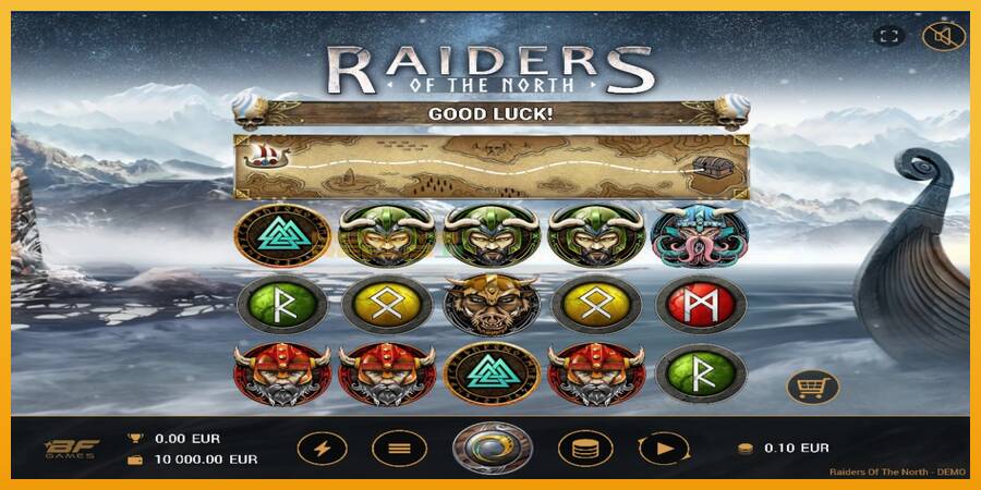 Raiders of the North automat za igre na sreću, slika 1