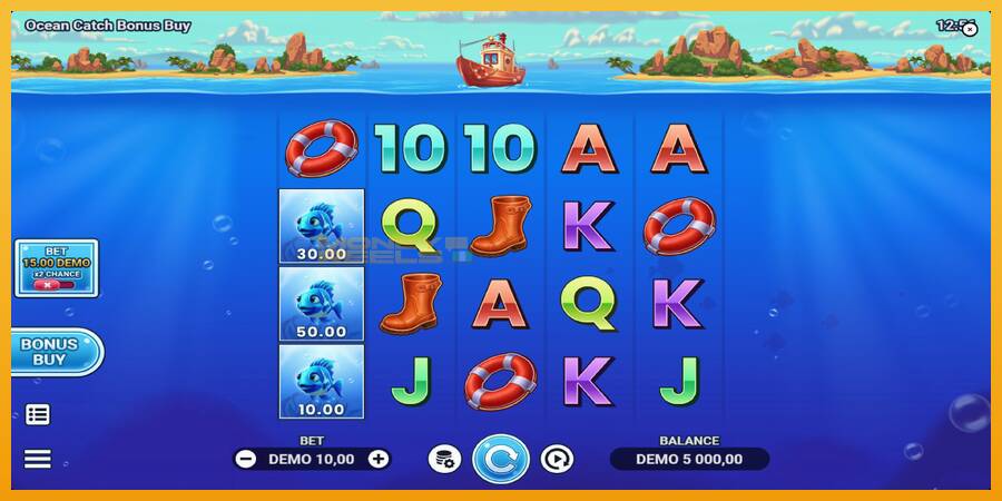 Ocean Catch Bonus Buy automat za igre na sreću, slika 2