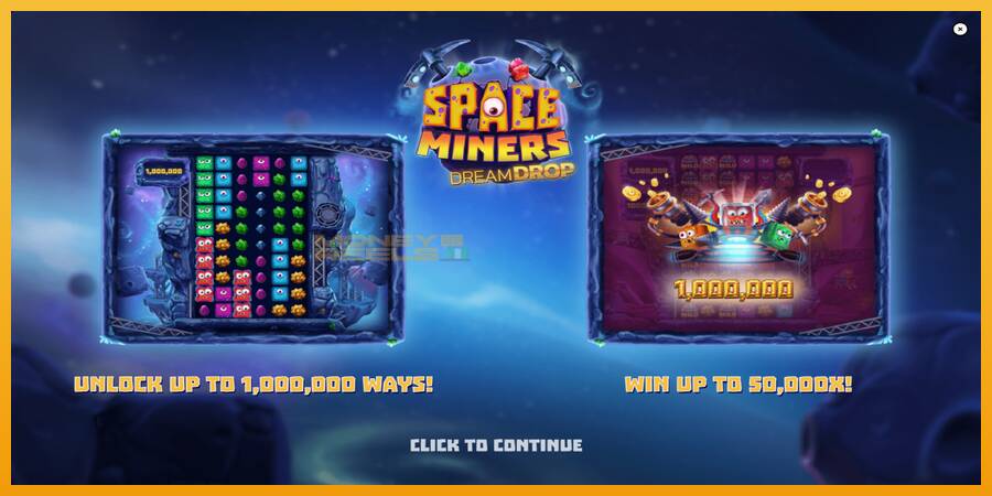 Space Miners Dream Drop automat za igre na sreću, slika 1