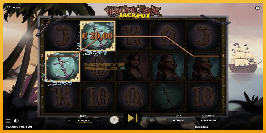 Calico Jack Jackpot automat za igre na sreću, slika 2