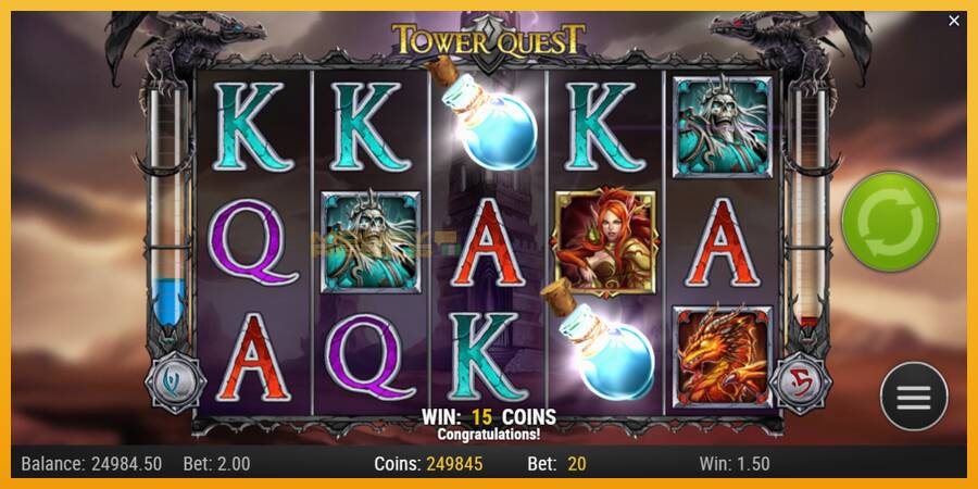 Tower Quest automat za igre na sreću, slika 4