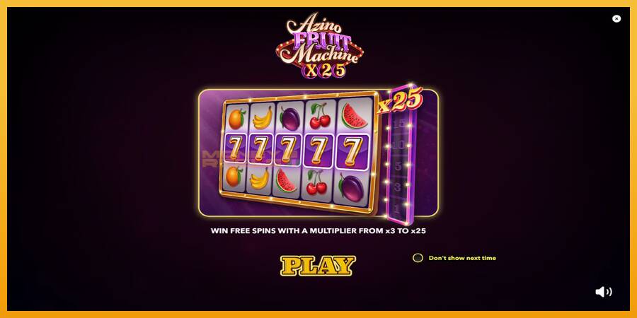 Azino Fruit Machine x25 automat za igre na sreću, slika 1