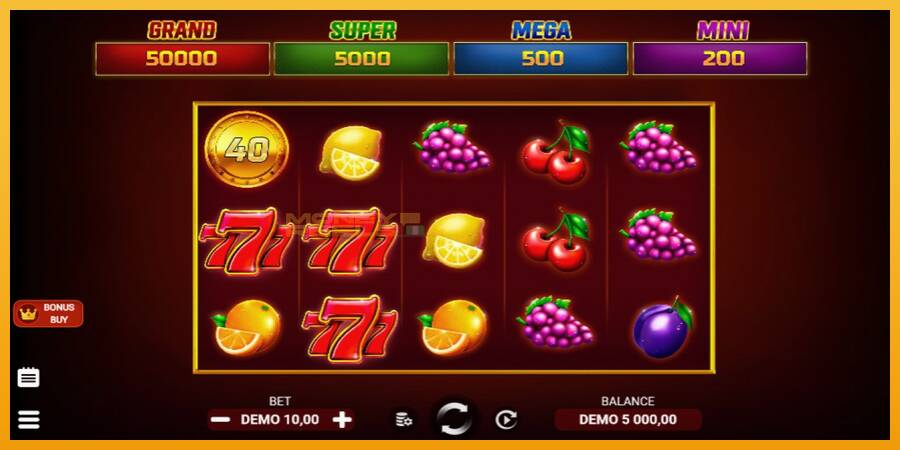 Lucky Fruit Spins Bonus Buy automat za igre na sreću, slika 2