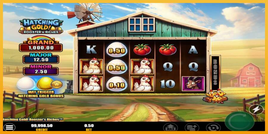 Hatching Gold! Roosters Riches automat za igre na sreću, slika 5