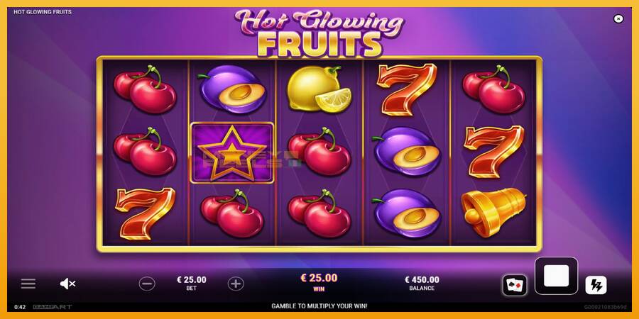 Hot Glowing Fruits automat za igre na sreću, slika 3