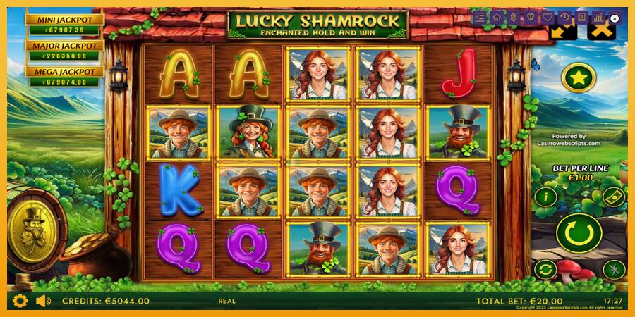 Lucky Shamrock - Enchanted Hold and Win automat za igre na sreću, slika 2