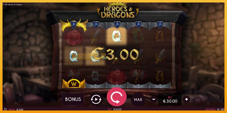 Heroes & Dragons automat za igre na sreću, slika 3