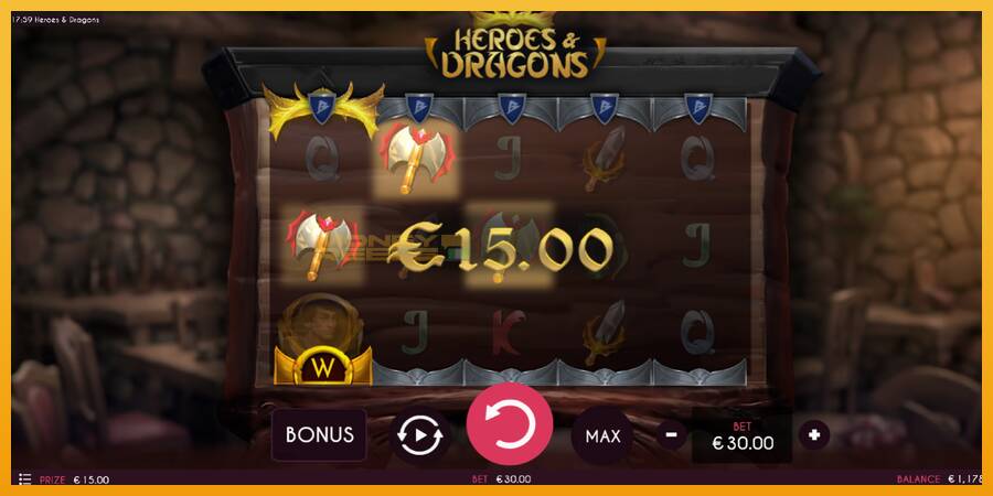 Heroes & Dragons automat za igre na sreću, slika 4