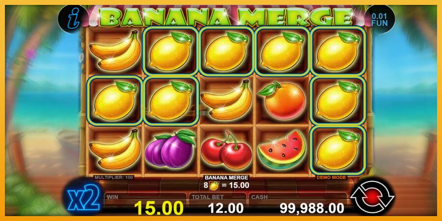 Banana Merge automat za igre na sreću, slika 2