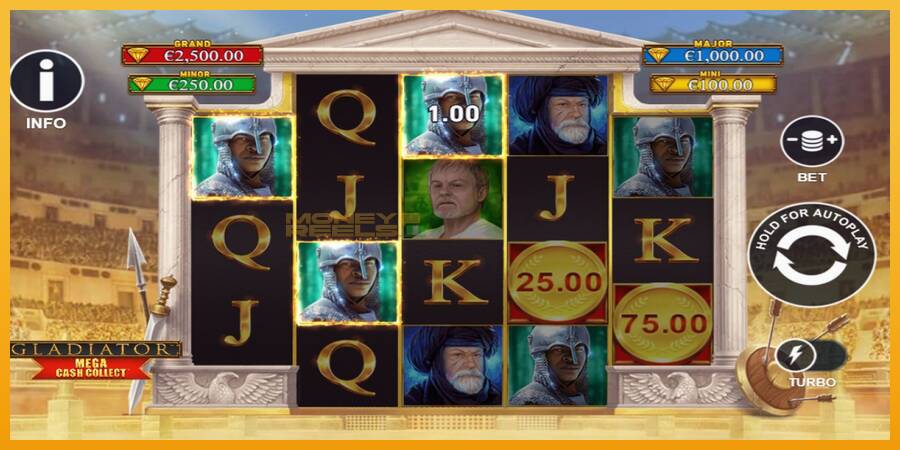 Gladiator: Mega Cash Collect automat za igre na sreću, slika 5