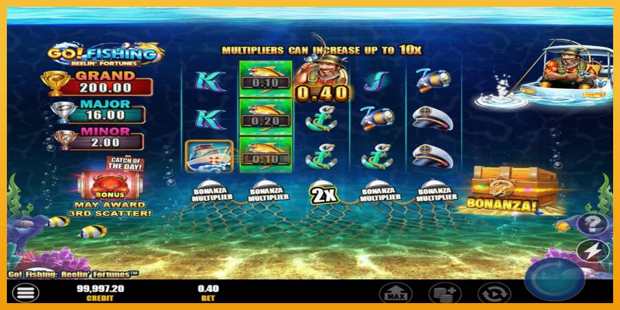 Go! Fishing: Reelin Fortunes automat za igre na sreću, slika 3