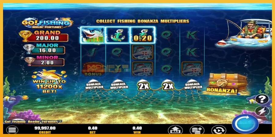 Go! Fishing: Reelin Fortunes automat za igre na sreću, slika 4