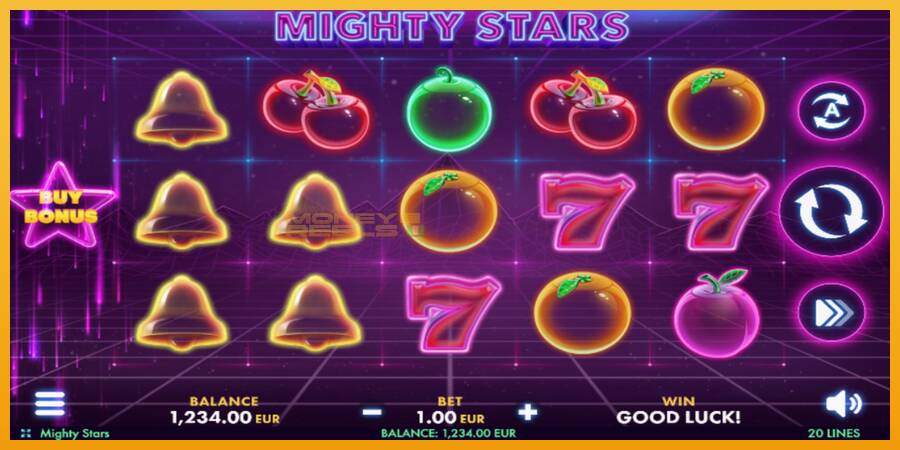 Mighty Stars automat za igre na sreću, slika 2