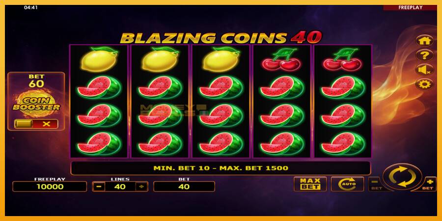 Blazing Coins 40 automat za igre na sreću, slika 2