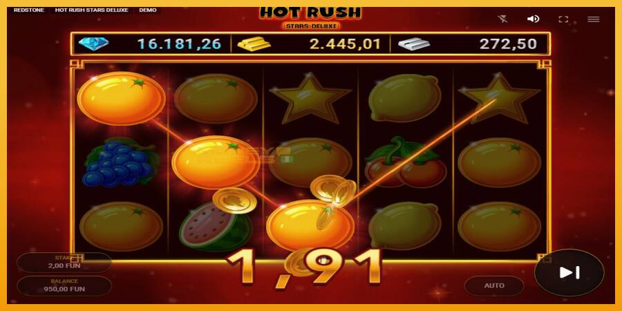 Hot Rush Stars Deluxe automat za igre na sreću, slika 2