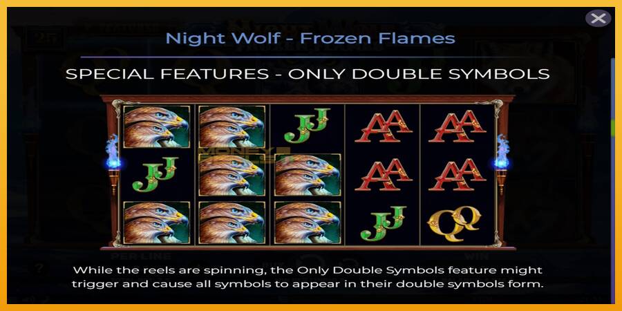 Night Wolf - Frozen Flames automat za igre na sreću, slika 5