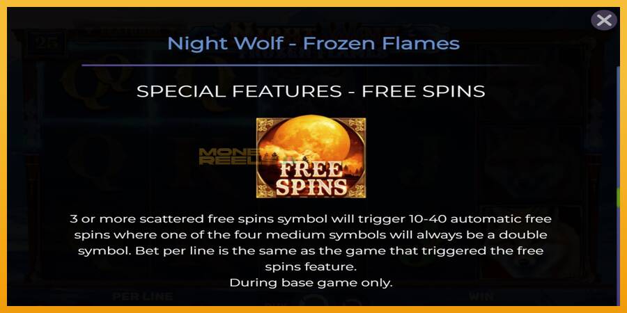 Night Wolf - Frozen Flames automat za igre na sreću, slika 6