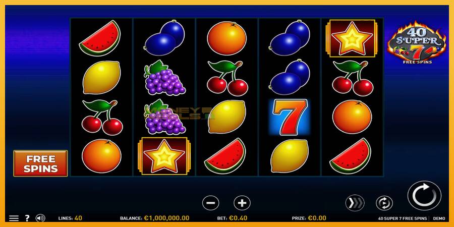 40 Super 7 Free Spins automat za igre na sreću, slika 2