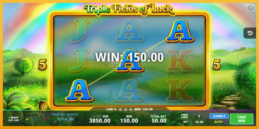 Triple Fields of Luck automat za igre na sreću, slika 2