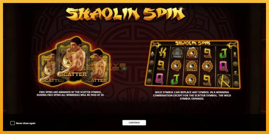 Shaolin Spin automat za igre na sreću, slika 1