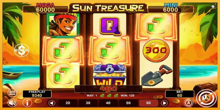 Sun Treasure Hold & Win automat za igre na sreću, slika 3