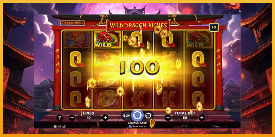 Wild Dragon Riches automat za igre na sreću, slika 3