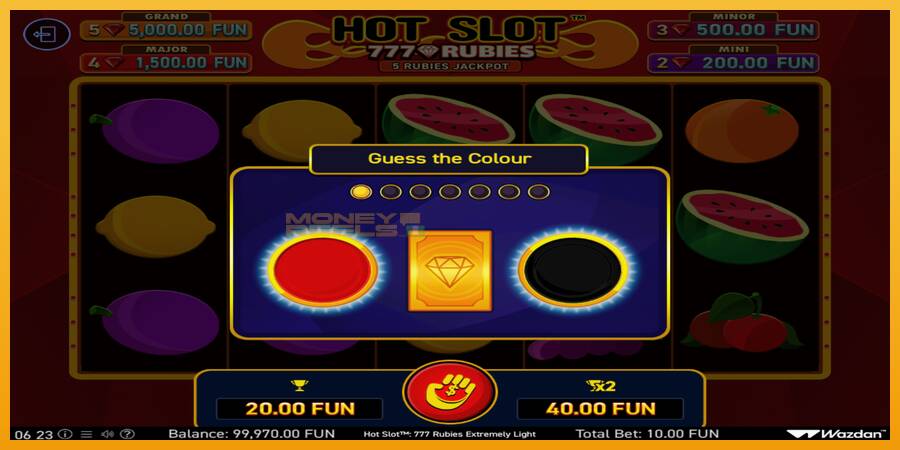 Hot Slot 777 Rubies Extremely Light automat za igre na sreću, slika 4