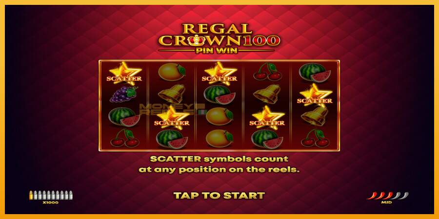 Regal Crown 100 automat za igre na sreću, slika 1