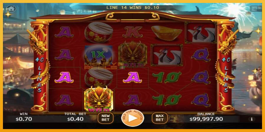 Lucky Golden Dragon Lock 2 Spin automat za igre na sreću, slika 2