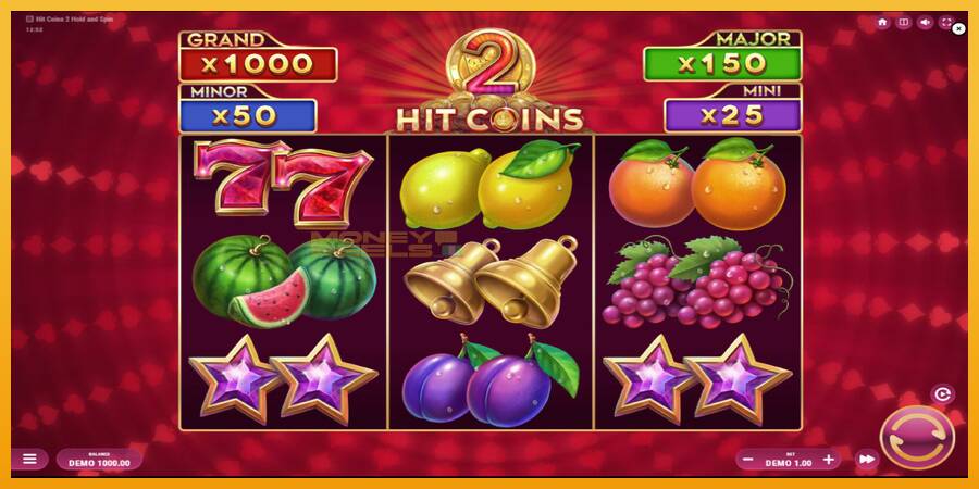 Hit Coins 2 Hold and Spin automat za igre na sreću, slika 2